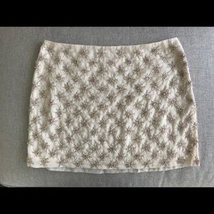 Club Monaco Beaded Mini Skirt. PERFECT condition